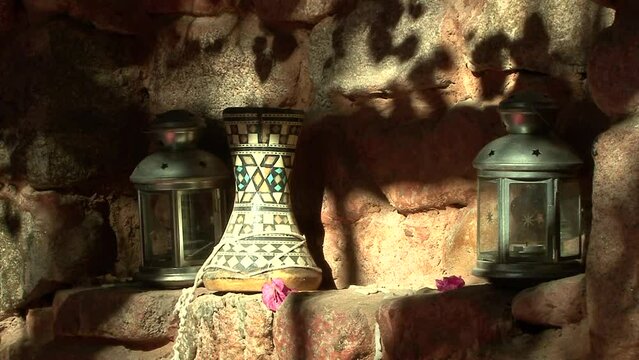 An old Arabic house in the oriental style Dahab Egypt
