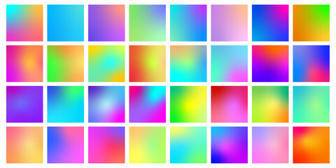 Modern Bright Gradient Patterns