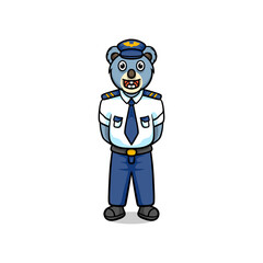Pilot koala mascot