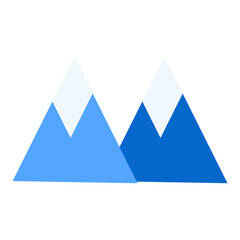 Mountain Icon: A graphical representation of a mountain or mountain