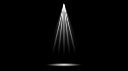 Dark background with lines and spotlights in Studio, light flare special effec, Abstract and Textures
