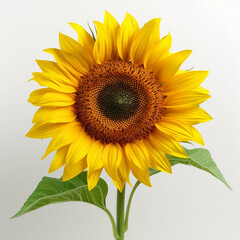 Obraz premium Sunflowers isolated on white background