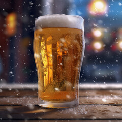 glass of beer - Generative IA