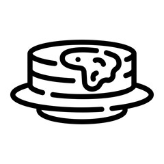 pancakes Line Icon