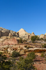 Fototapeta premium Landscape photograph of Capital Reef National Park, Utah.