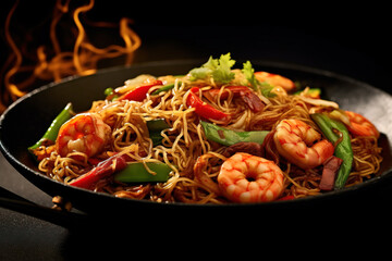 stir fried singapore noodles