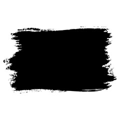 Fototapeta premium brush strokes, brushes, lines, black paint, grunge. hand drawn graphic element isolated on white background. vector illustration.