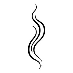 Fototapeta premium Doodle sketch style of smoke symbol drawn illustration for concept design.