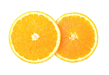 Orange slice  on transparent png