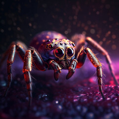 Close-up photo of spider