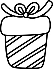 gift box outline icon