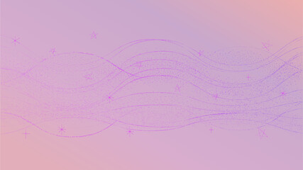 キラキラ輝くウェーブのベクター背景画像