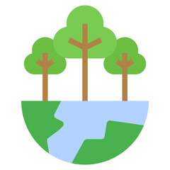 environment flat style icon