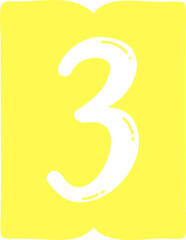 Naklejka premium Page Number Decorative Number