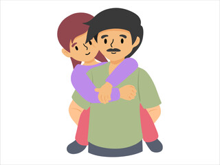 Father day People Character illustration