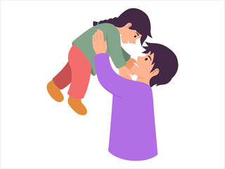Father's day People Character illustration
