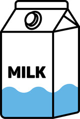 illustration of a milk bottle