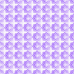 Seamless Geomatric vector background Pattern in purple