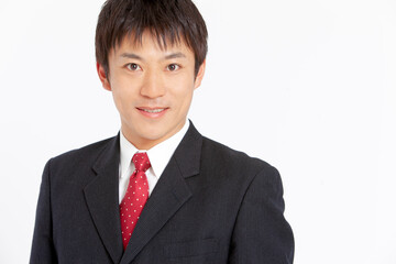 スーツ姿のビジネスマン