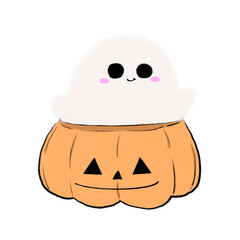 White Ghost Halloween 