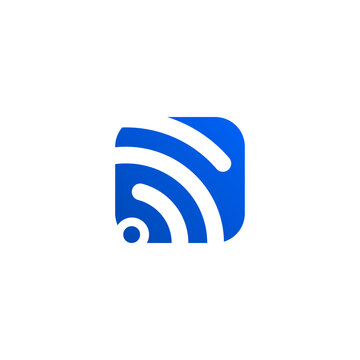 Wifi Network logo design vector