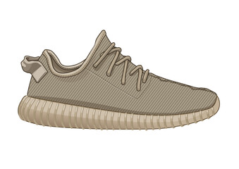 Tan sneakers