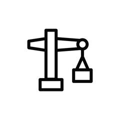 Crane icon vector design trendy