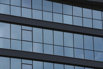 Abstract windows of an office building. Business themed background.