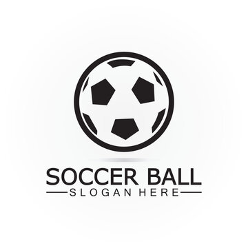 Soccer ball logo design Icon & Symbol Vector Template. football logo design