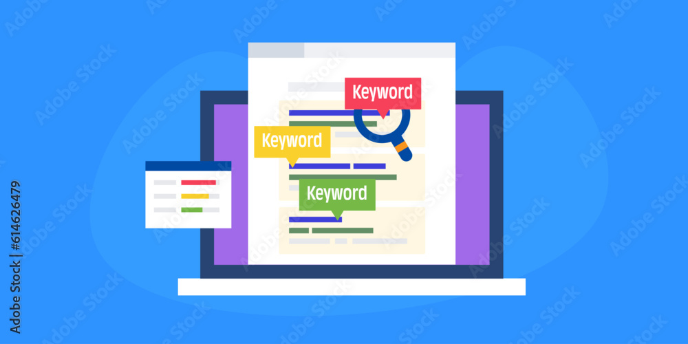 Poster seo software tracking keyword ranking position on search engine and monitoring competitor analysis o