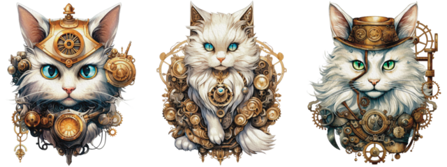 fantastic steampunk Cat