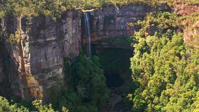 Australia wildlife and nature conservation landscape. Belmore falls in NSW
