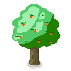 illustration of an tree