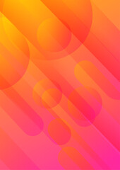 Colorful colourful geometric background. Fluid shapes geometric composition. Modern event poster template. Abstract bright background design