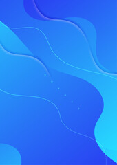 Colorful colourful geometric background. Fluid shapes geometric composition. Modern event poster template. Abstract bright background design