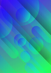 Abstract trendy gradient colorful colourful flowing geometric pattern background texture for poster cover design. Minimal color gradient banner template. Modern vector wave shape