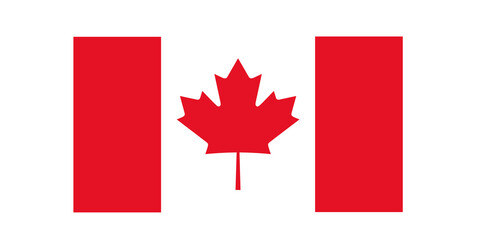 High detailed vector flag of Canada