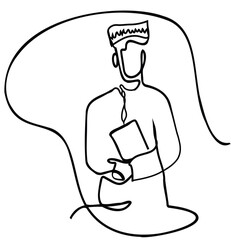 Arab student with a book