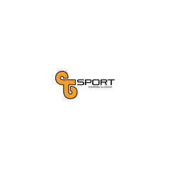 Simple logo concept of initials P and G or similar in soft yellow color suitable for gamers icon or your business company icon
