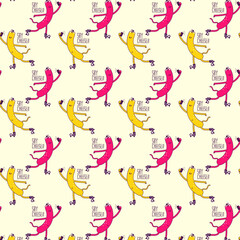 cute cat vector pattern for tee print and background wallpaper