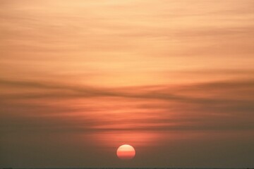 Photo amazing beautiful colored sky with clouds