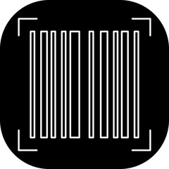 Barcode e-commerce icon with black filled gradient outline style. unique, market, element, realistic, concept, graphic, coding. Vector Illustration