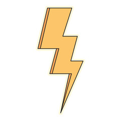 Handdrawn Sticker Thunder