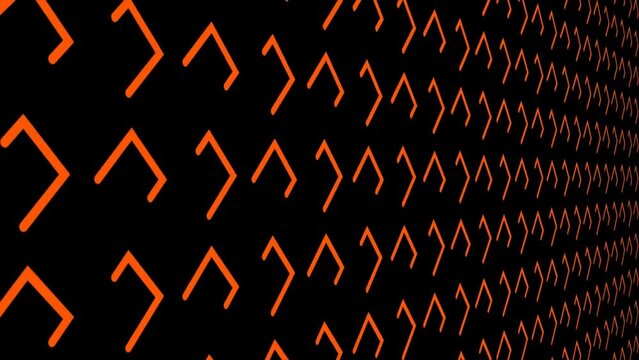 Orange Half Square Background Stock Video Effects VJ Loop Abstract Animation HD 2K 4K.mp4