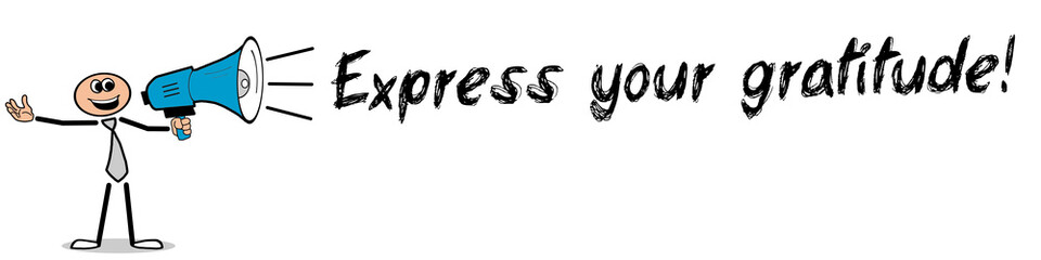 Express your gratitude!