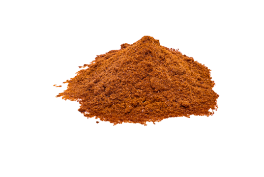 heap of chocolate powder isolated on png background
