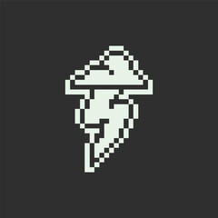 this is Weather icon use 1 bit style in pixel art with white color and black background ,this item good for presentations,stickers, icons, t shirt design,game asset,logo and your project.