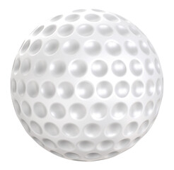 Golf ball isolated on transparency background.