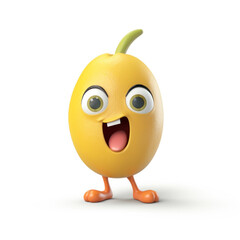 Cute 3D Fruit Character