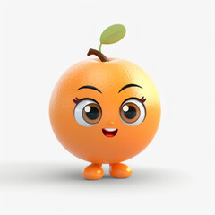 Cute 3D Fruit Character